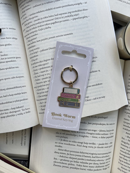 Book Worm Keyring