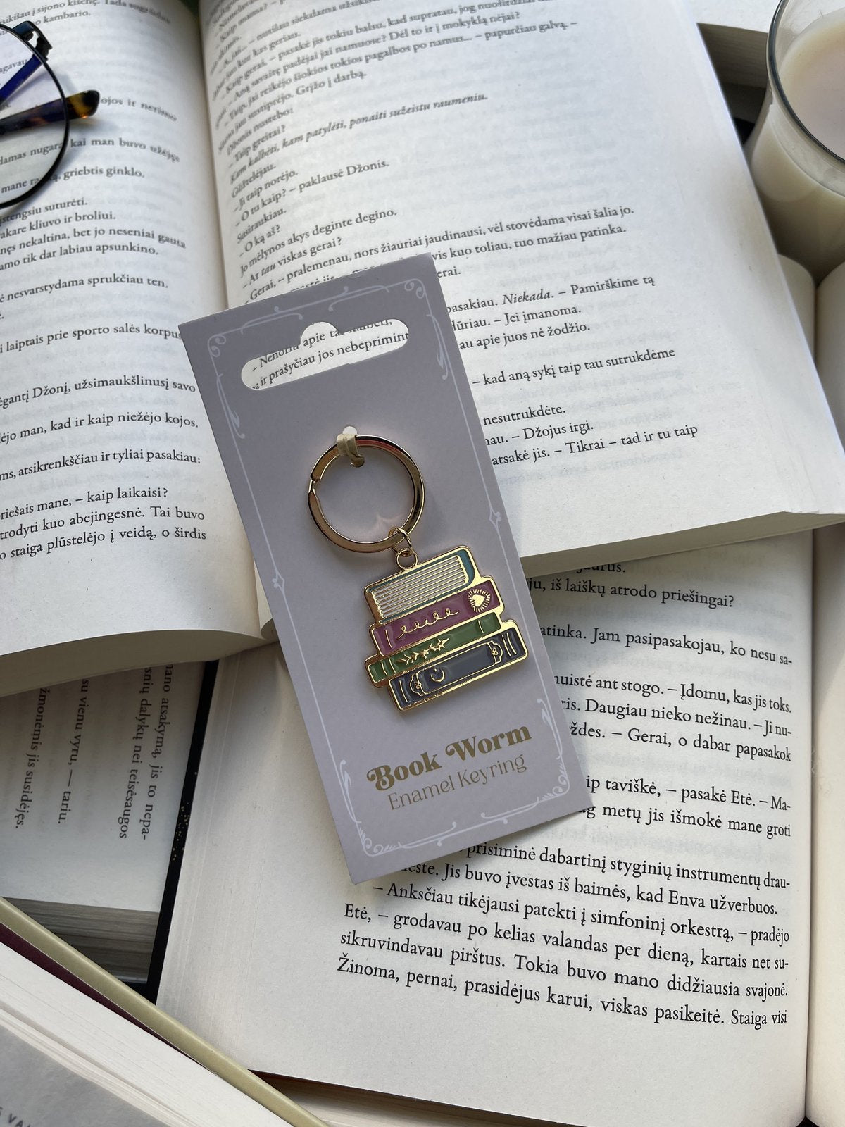 Book Worm Keyring
