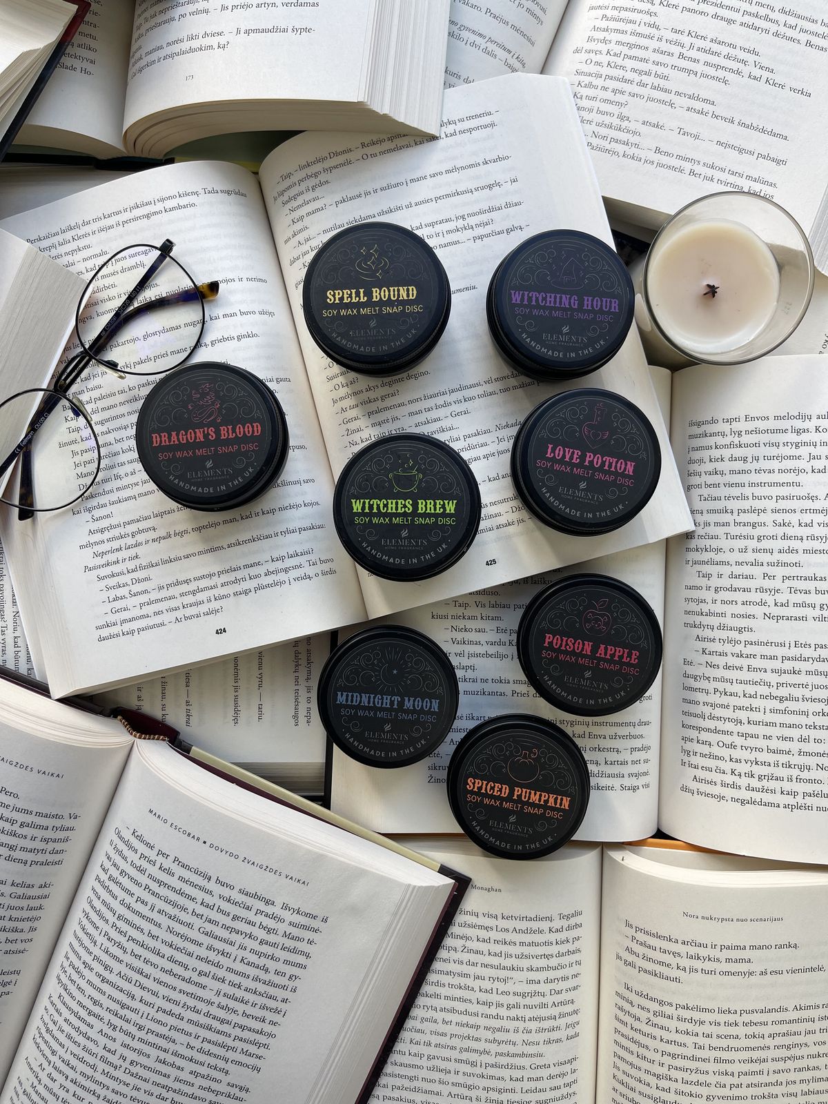 Gothic Wax Melt Snap Disc