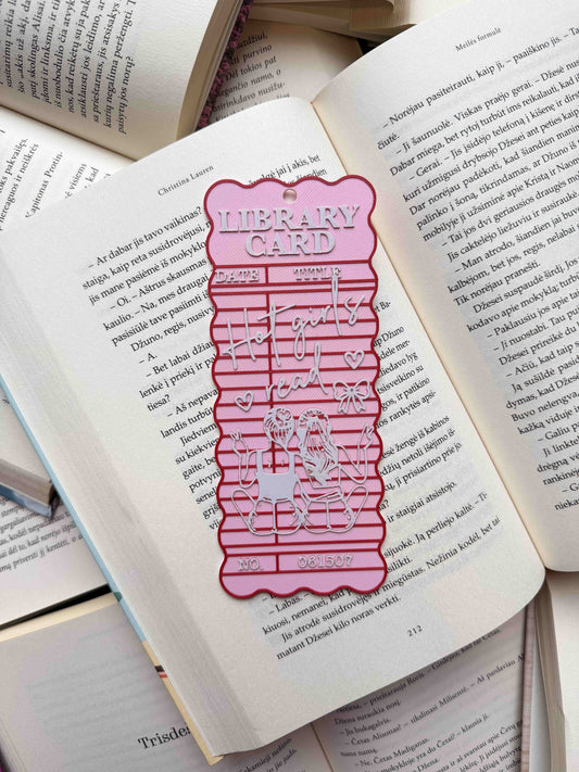 Bookmark "Library Card"
