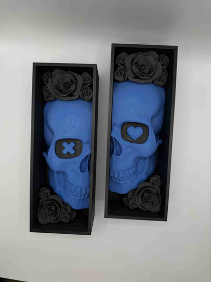 Book Nook "Lights Out Skulls"