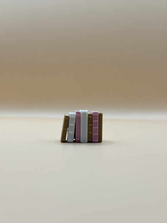 Pastel Book Stack
