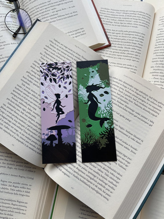 Bookmark "Fairy & Mermaid"