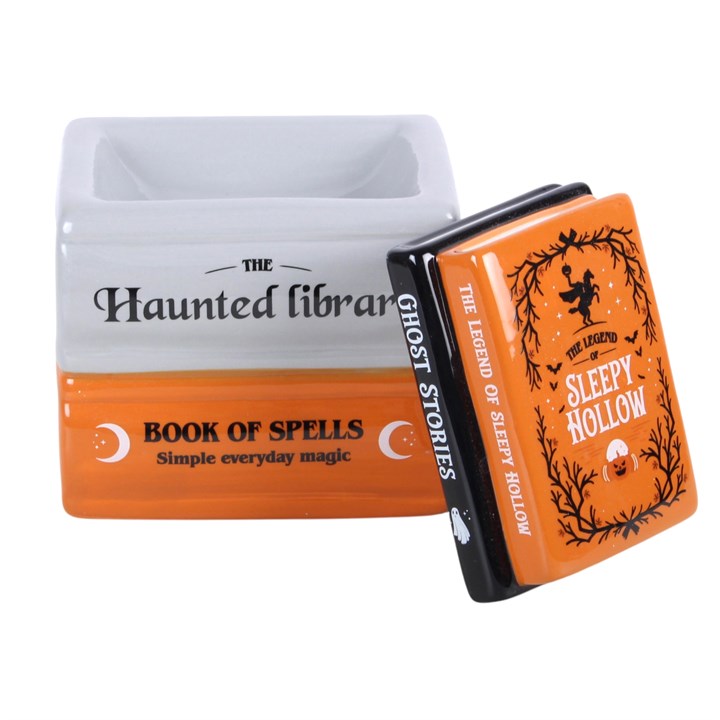 Haunted Library Book Stack Wax Warmer