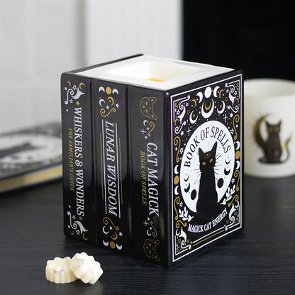 Black Cat Book of Spells Wax Warmer