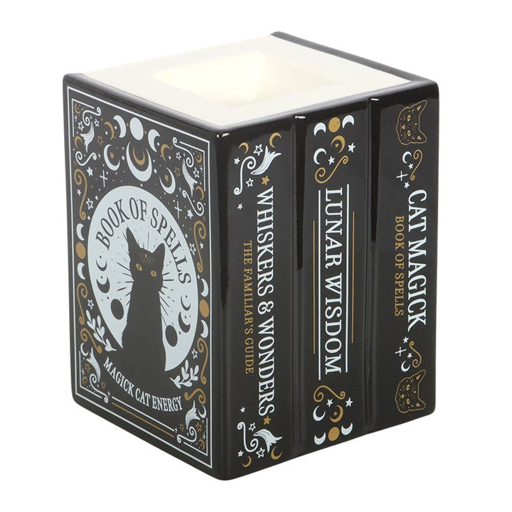 Black Cat Book of Spells Wax Warmer