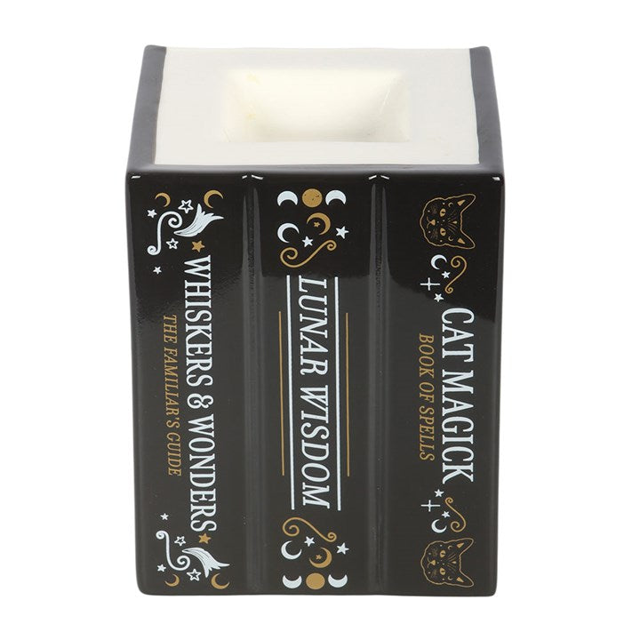 Black Cat Book of Spells Wax Warmer