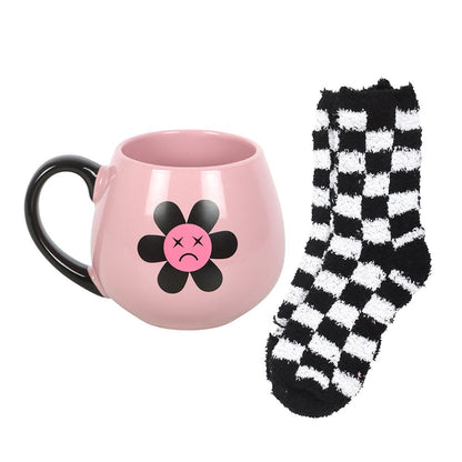 Sad Flower Mug & Socks Set