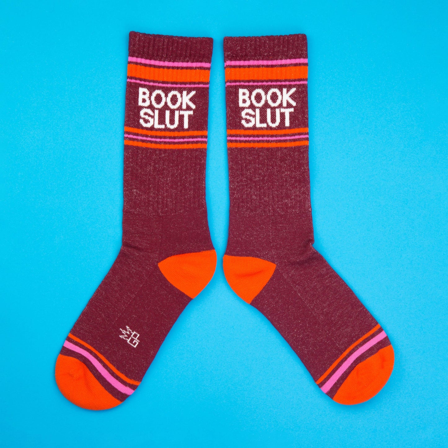 Book Slut Gym Crew Socks - Funny Gift for Book Lovers