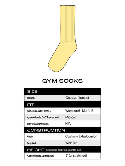 I Read Banned Books Gym Crew Socks