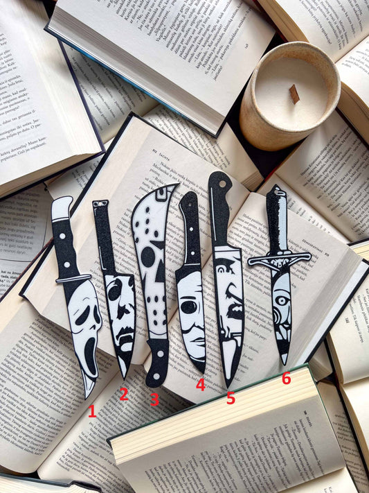 Bookmark "Horror Knives"