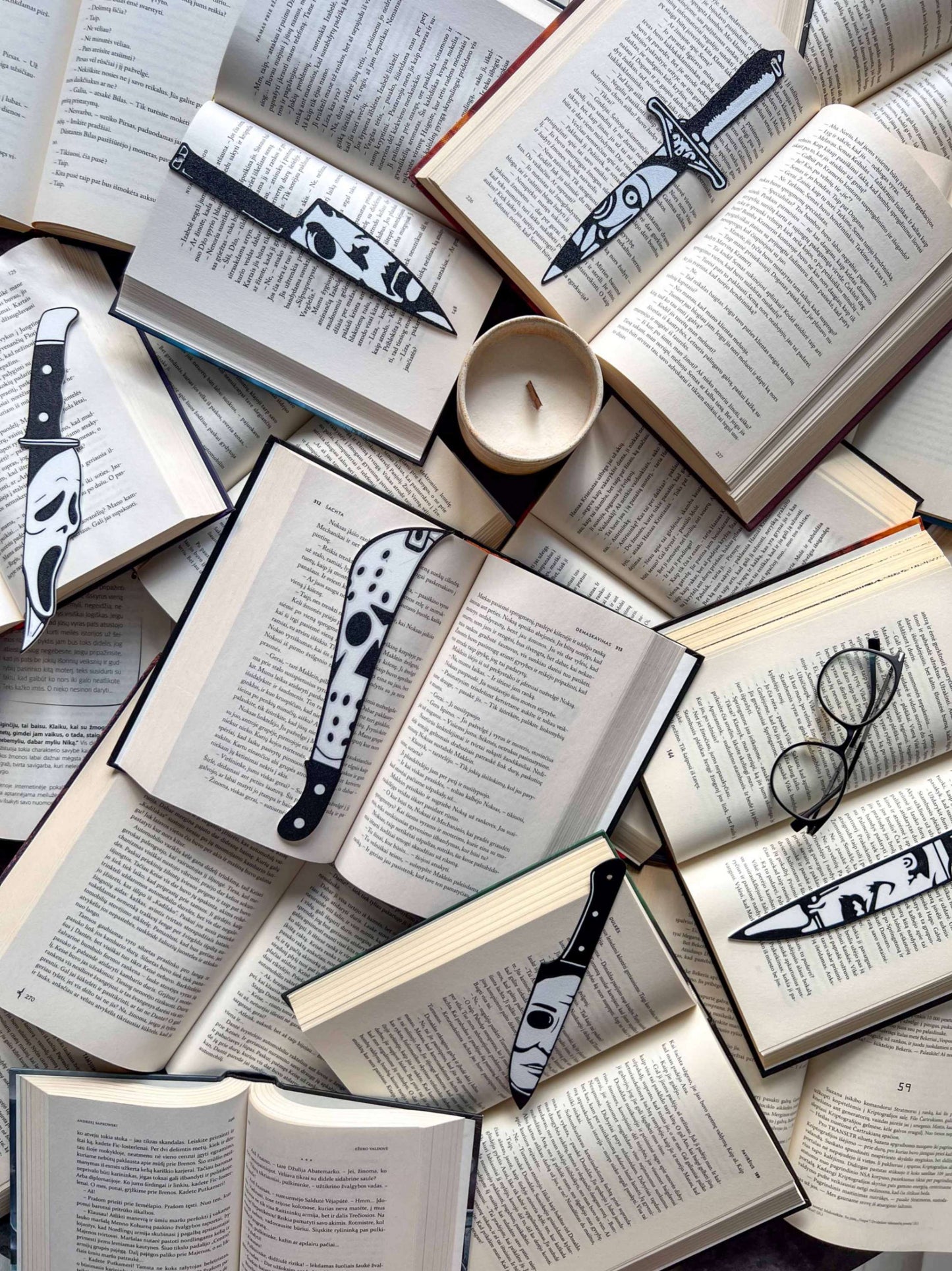 Bookmark "Horror Knives"