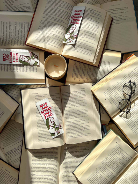 Bookmark "Read And Spread Those Pages"