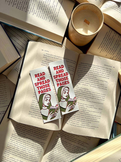 Bookmark "Read And Spread Those Pages"