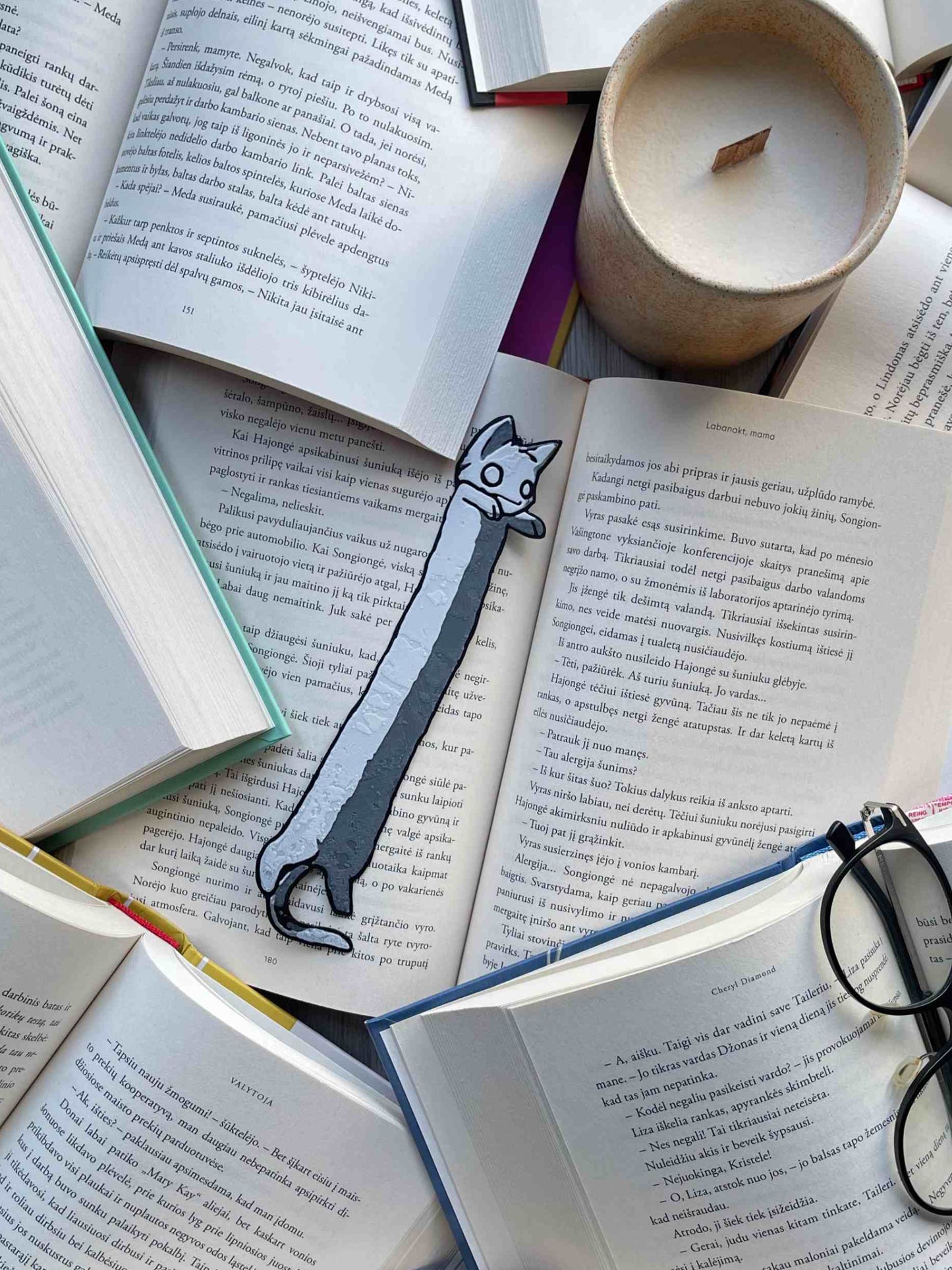 Bookmark "Zombie Cat"