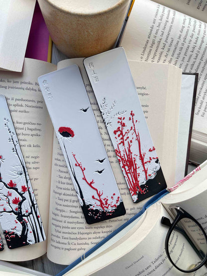 Bookmark "Red Blossom"
