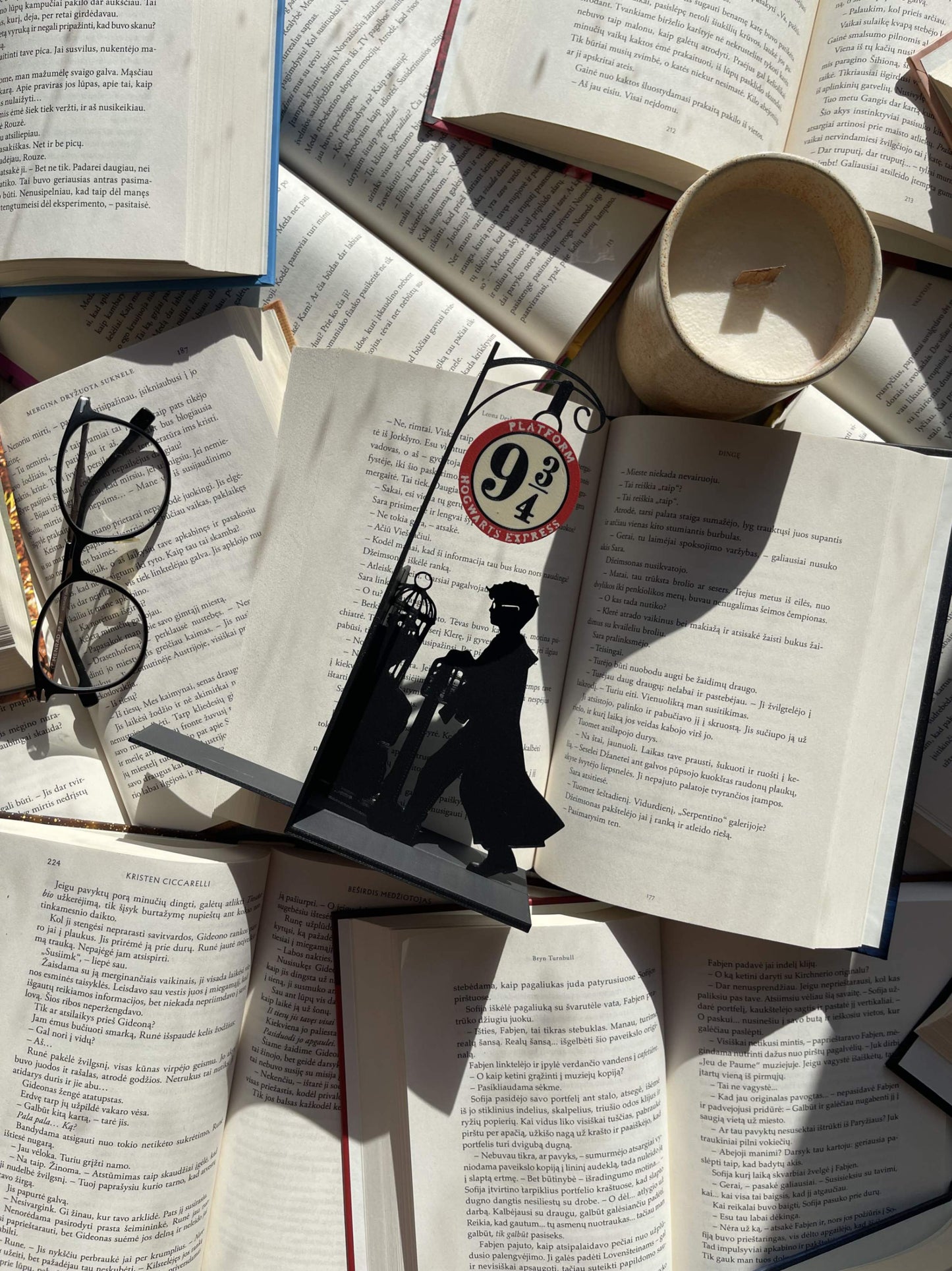 Bookend "Platform 9 3/4 Hogwarts express"