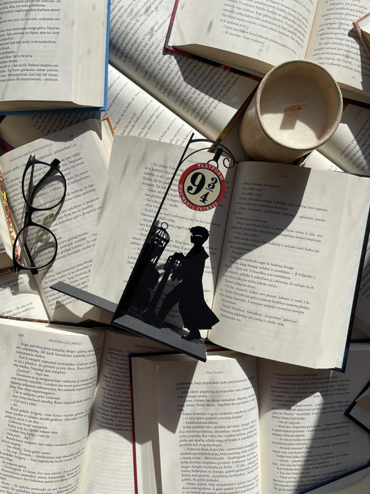 Bookend "Platform 9 3/4 Hogwarts express"