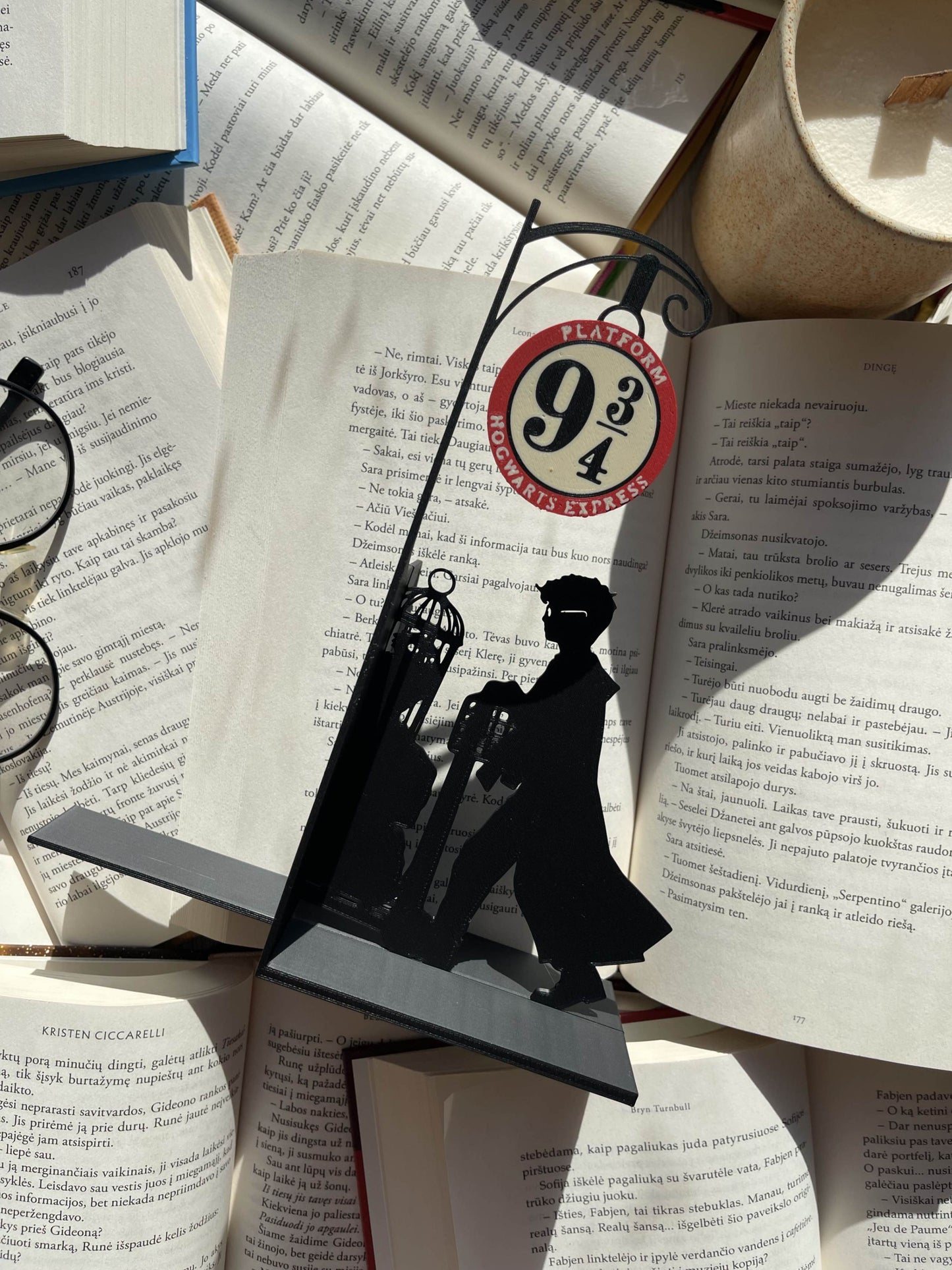 Bookend "Platform 9 3/4 Hogwarts express"