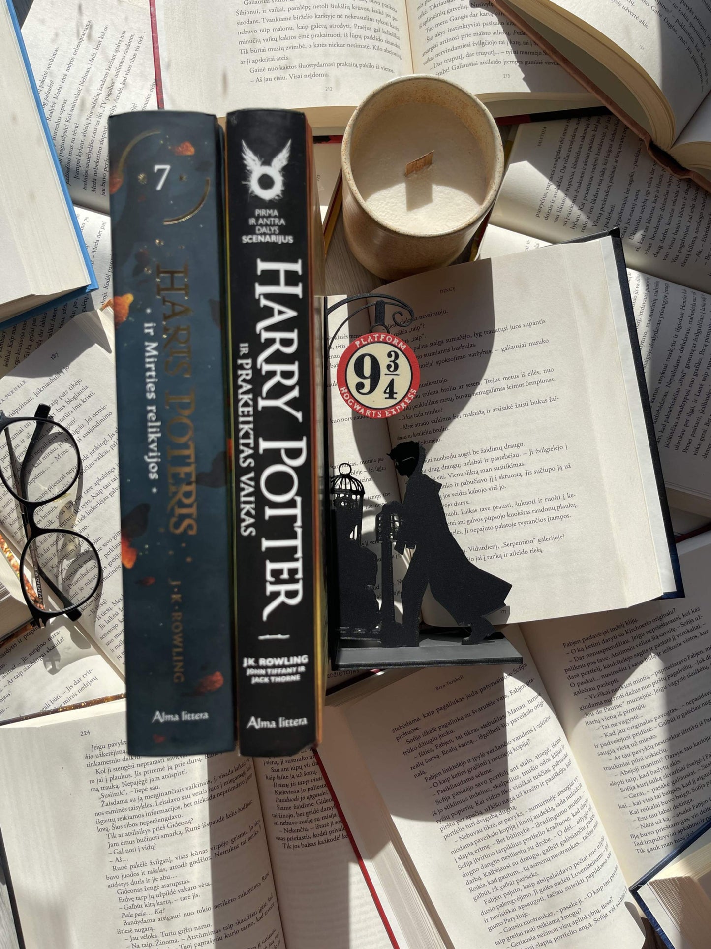 Bookend "Platform 9 3/4 Hogwarts express"