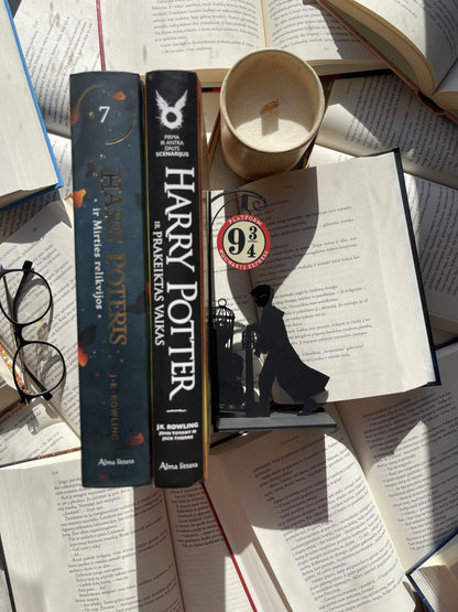 Bookend "Platform 9 3/4 Hogwarts express"